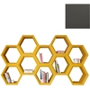 Image de SLIDE bibliothèque HEXA (Gris éléphant - Polyéthylène)