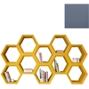 Image de SLIDE bibliothèque HEXA (Bleu poudre - Polyéthylène)