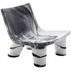 Image de SLIDE fauteuil LOW LITA 10° ANNIVERSARY EDITION (Blanc et noir - Polyéthylène)