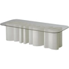 Image de SLIDE table basse AMORE TABLE (Blanc lait - Polyéthylène et verre)