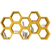 Image de SLIDE bibliothèque HEXA (Jaune - Polyéthylène)