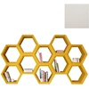 Image de SLIDE bibliothèque HEXA (Blanc lait - Polyéthylène)