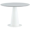 Image de SLIDE table avec plateau rond HOPLÀ (Ø 100 cm - Polyéthylène et HPL)