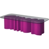 Image de SLIDE table basse AMORE TABLE (Fuchsia - Polyéthylène et verre)