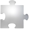 Image de SLIDE élément lumineux PUZZLE (Blanc - Polyéthylène)