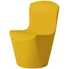 Image de SLIDE set de 2 chaises ZOE (Jaune - Polyéthylène)
