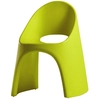 Image de SLIDE set de 2 chaises AMELIE (Citron vert - Polyéthylène)