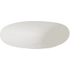 Image de SLIDE pouf CHUBBY LOW (Blanc lait - Polyéthylène)
