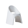 Image de SLIDE set de 2 chaises AMELIE (Blanc laqué - Polyéthylène)