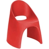 Image de SLIDE set de 2 chaises AMELIE (Rouge laqué - Polyéthylène)