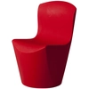 Image de SLIDE set de 2 chaises ZOE (Rouge - Polyéthylène)