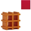 Image de SLIDE bibliothèque MINI BOOKY (Rouge - Polyéthylène)