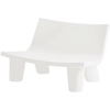 Image de SLIDE banc LOW LITA LOVE (Blanc - Polyéthylène)