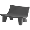 Image de SLIDE banc LOW LITA LOVE (Gris - Polyéthylène)