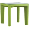 Image de SLIDE table basse pour extérieur GINO (Citron vert - Polyéthylène et verre)