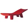 Image de SLIDE chaise longue pour extérieur LOW LITA LOUNGE (Rouge - Polyéthylène)