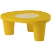 Image de SLIDE table basse LOW LITA TABLE (Jaune - Polyéthylène / verre)