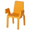 Image de SLIDE chaise DOUBLIX (Orange - Polyéthylène)