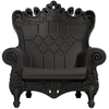 Image de SLIDE fauteuil QUEEN OF LOVE (Noir - Polyéthylène)