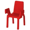 Image de SLIDE chaise DOUBLIX (Rouge - Polyéthylène)
