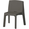 Image de SLIDE set de 2 chaises Q4 (Chocolat / Gris - Polyéthylène)
