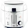 Image de Friteuse électrique DeLonghi Rotofry 1800W, 1.5L Contenance 1.2kg Thermostat ajustable - F38436 Blanc