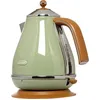 Image de Bouilloire électrique - Delonghi - Icona Vintage - 2000 W - 1.7 L - Vert Olive et poignée canelle
