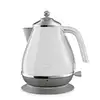 Image de Bouilloire Icona Capitals - 1,7l - Acier Inoxydable - Base Amovible Et Pivotante 360° - Filtre Anticalcaire - Blanc