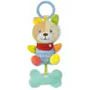 Image de Clementoni Hochet Peluche Chien - Jouet Bébé Avec Anneau De Dentition