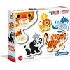 Image de CLEMENTONI - My First Puzzles - Animaux sauvages - Pour Enfant de 2 ans - Pièces épaisses et solides