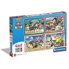 Image de Puzzle progressif enfant - CLEMENTONI - PAW Patrol - 4 puzzles progressifs - 72 pièces - 12 16 20 et 24 pièces
