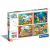Image de Clementoni Supercolor Puzzle 4 En 1 - Disney Classic