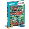 Image de Puzzle 2x60 pièces - Mickey et ses amis CLEMENTONI