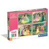 Image de Clementoni - Puzzle 4 En 1 - Disney Princess