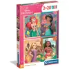 Image de Puzzle 2x20 pièces Disney Princess CLEMENTONI