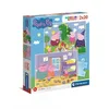 Image de Puzzle - Clementoni - Peppa Pig - 2x20 pièces - Bleu - Enfant - Mixte