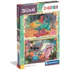 Image de Puzzle 2x60 pièces Stitch CLEMENTONI