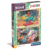 Image de Puzzle 2x60 pièces Stitch Pour enfants à partir de 3 ans Thème dessins animés CLEMENTONI