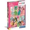 Image de Puzzle 2x60 pièces Disney Princess CLEMENTONI