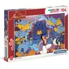 Image de Clementoni - Aladdin - Puzzle Supercolor - 104 Pieces - 48 X 33 Cm