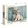 Image de Puzzle 500 Pieces - Chaton Et Lapin - 49 X 36 Cm