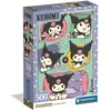 Image de Puzzle 500 pièces - Clementoni - Kuromi - Puzzle Enfant - Dès 8 ans