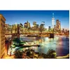 Image de Puzzle - CLEMENTONI - Les lumières du pont de Brooklyn - 6000 pièces - 1686 x 1184 cm - À partir de 15 ans