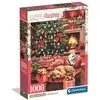 Image de Puzzle 1000 Pièces Noël Au Coin Du Feu Clementoni 50 X 70 Cm Avec Poster