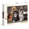 Image de Clementoni Puzzle Lovely Kittens - Puzzle 1000 Pièces Chat