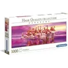 Image de Puzzle Panorama 1000 pièces - Clementoni - Flamants roses - Adulte