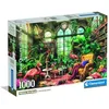 Image de Puzzle 1000 pièces - CLEMENTONI - Green House Library - Poster inclus - 70 x 50 cm - Matériaux recyclés