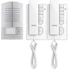 Image de Interphone filaire - BTICINO - 361021 - Aluminium - Blanc - 2 foyers