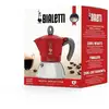 Image de Cafetiere Italienne New Moka Induction 6 Tasses 0,28 L Rouge
