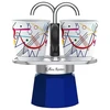 Image de Cafetière Italienne Mini-express Kandinsky Inox/bleu 100 Ml Bialetti